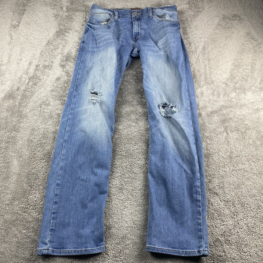 Arizona‎  jeans Mens 30x30 Blue Slim Straight Flex Denim